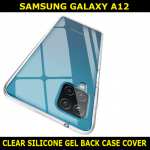 Clear Silicone TPU Gel Back Cover For Samsung Galaxy A12 SM-A125F/DSN Slim Fit and Sophisticated in Look